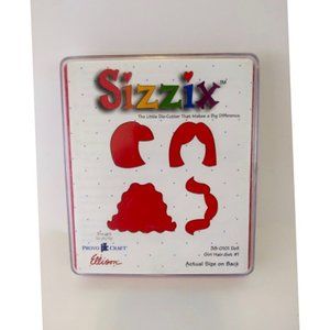 Sizzix Large Red Original Die Cutter Girl Hair Set